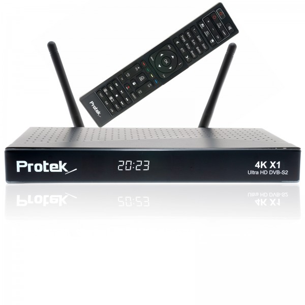 Protek X1 4K UHD Sat-Receiver mit 2160p E2 Linux HDTV