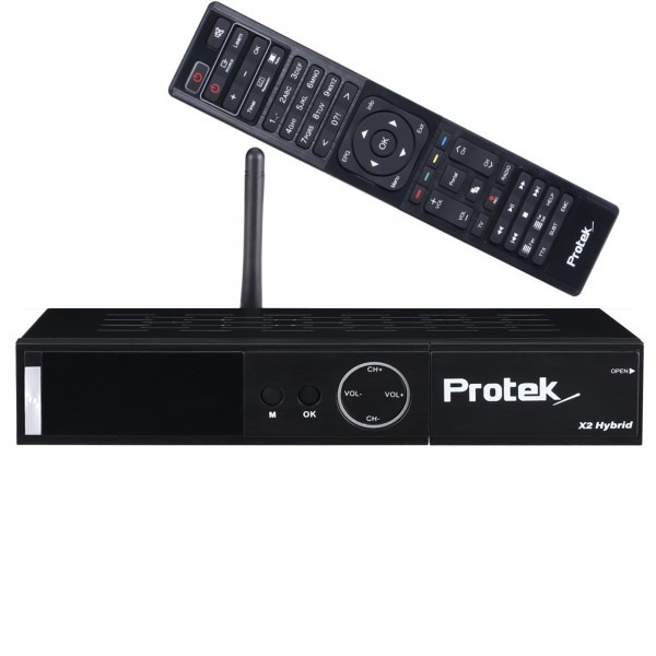 Protek X2 4K UHD Sat / Kabel Receiver mit 2160p E2 Linux HDTV (Tuner wählen)